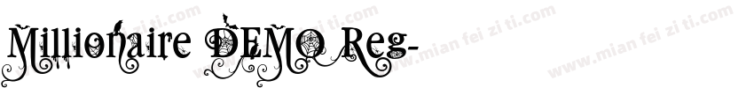 Millionaire DEMO Reg字体转换